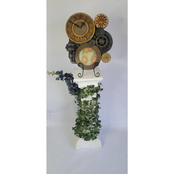 Gears Of Time Clock, Beautiful Clock for Any Room. Unique Clock, Artistic Clock. - Picture 2 of 5